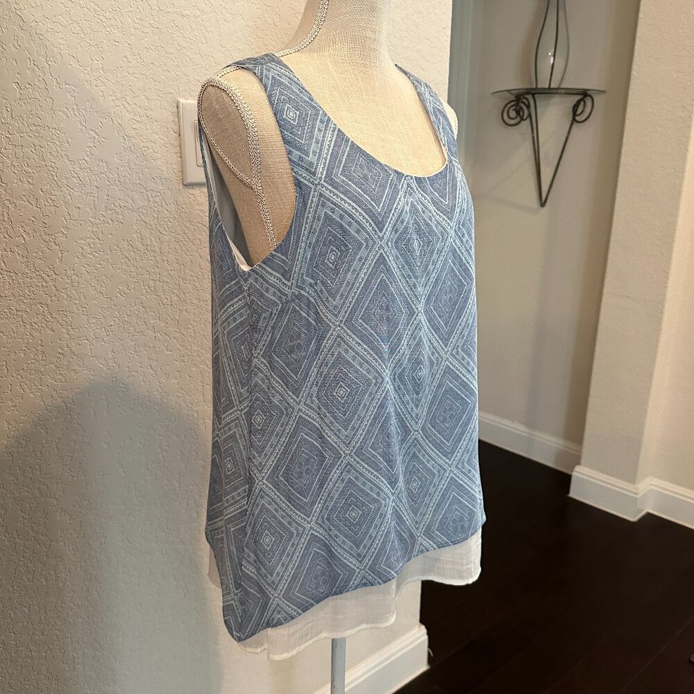 AB Studio Two tier Sleeveless Top ' - Picture 3 of 8